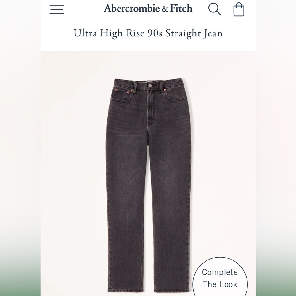 Ultra High Rise 90s Straight Jean 24/L